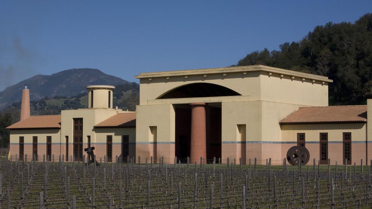 Winery in Calistoga, Calif., a 1987 design by Michael Graves in a time of transition.