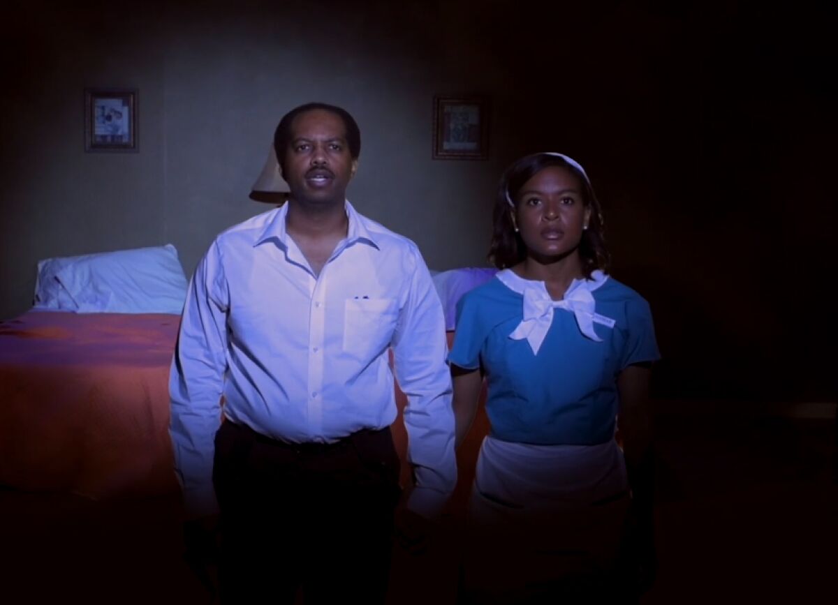 Caiel Noble and Ashley Graham star in "The Mountaintop"