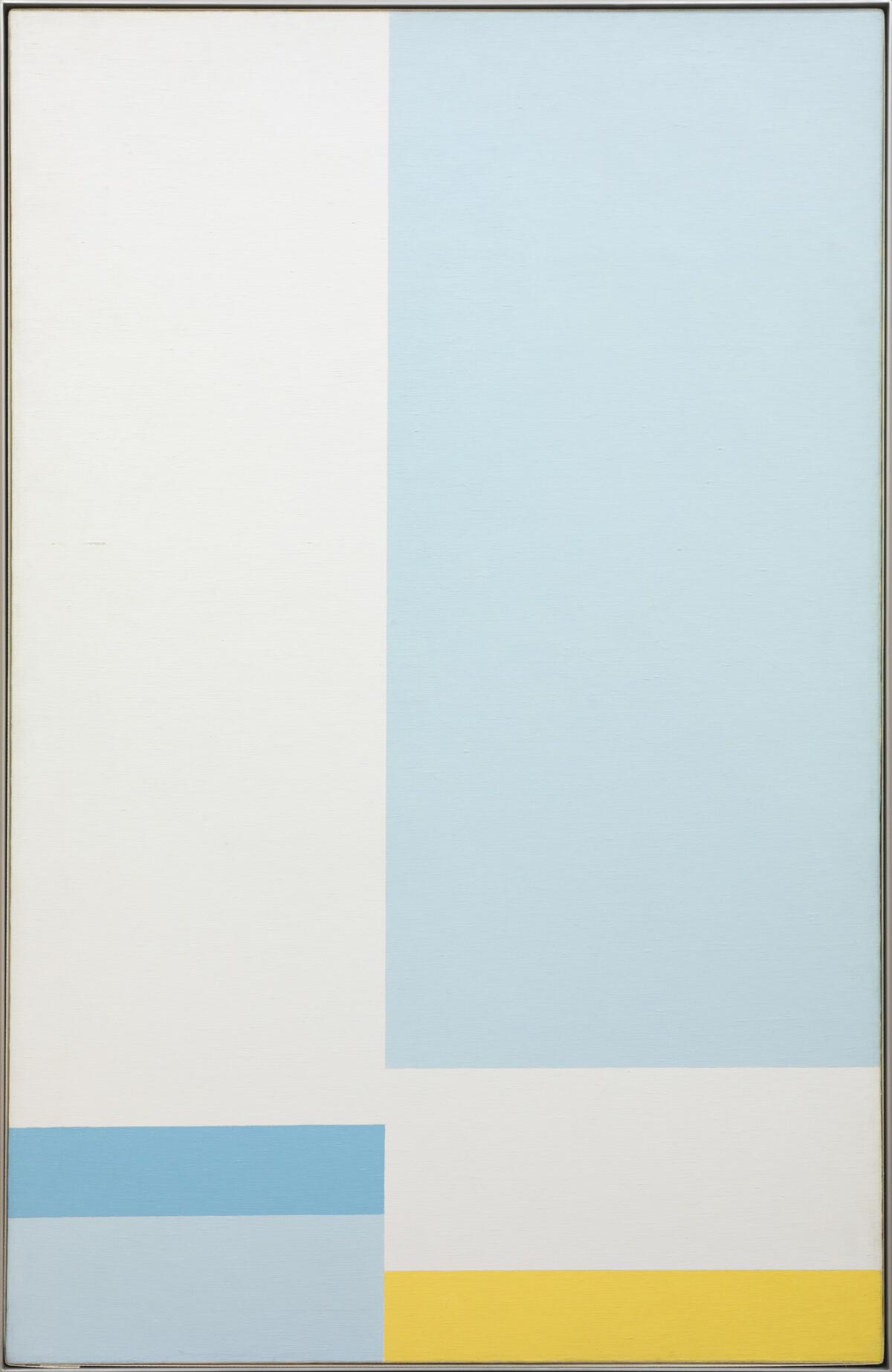 John McLaughlin, "#15-1958," 1958. Oil on canvas, 60 inches by 38 inches