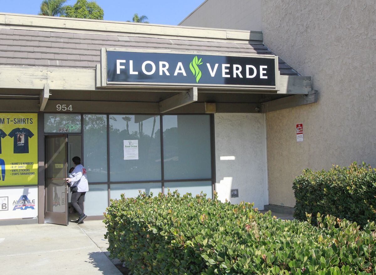 Flora Verde marijuana dispensary.