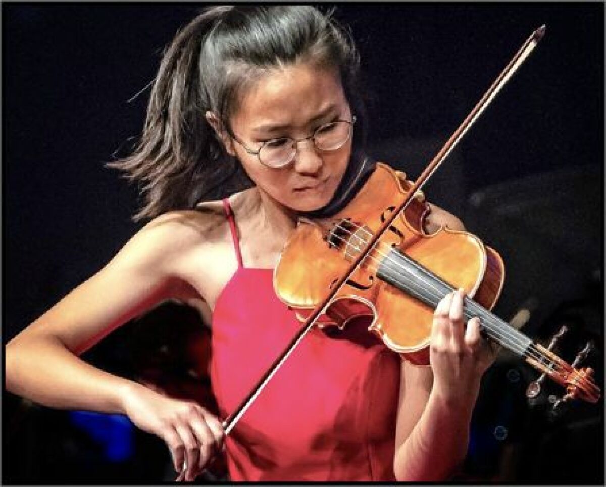 Violinist Susan Lee will perform at the Carmel Valley Library Oct. 9.