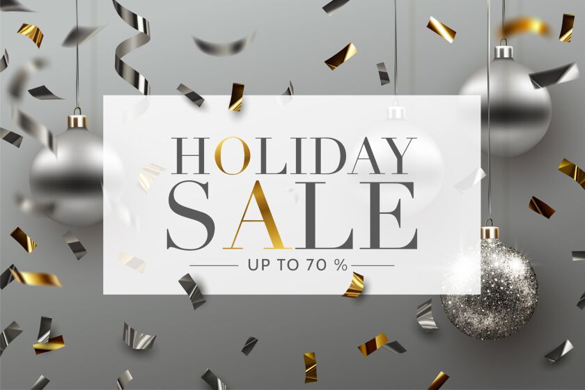 holiday sale sign