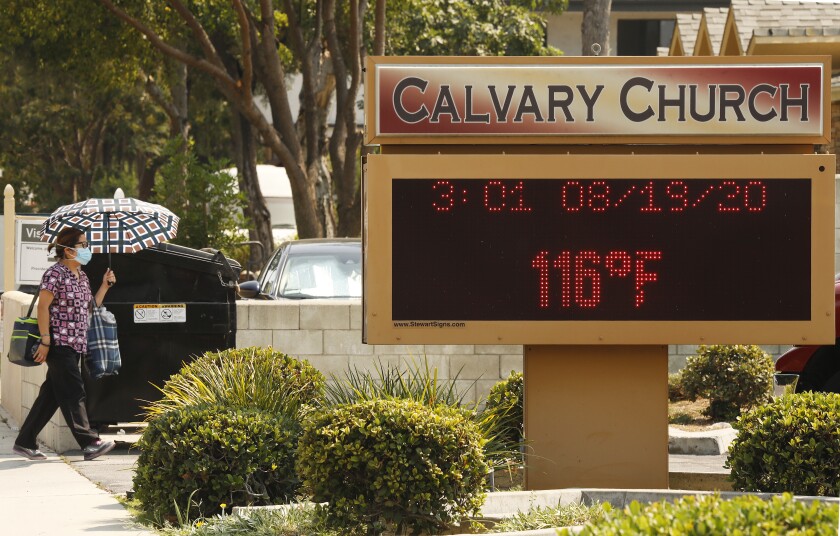 More California Blackouts Feared As Heat Wave Intensifies Los Angeles Times