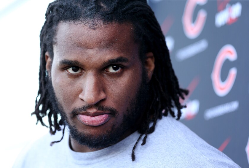 Former Chicago Bears defensive tackle Ray McDonald was arrested on Wednesday for allegedly violating a restraining order that stemmed for an alleged domestic violence incident earlier in the week.