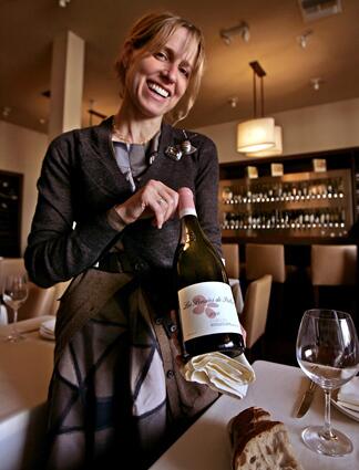 AOC partner and wine director Caroline Styne came up with a helpful way of getting diners to experiment with wines: We have a money-back guarantee. If you dont like the wine, Ill take it back and serve it by the glass.