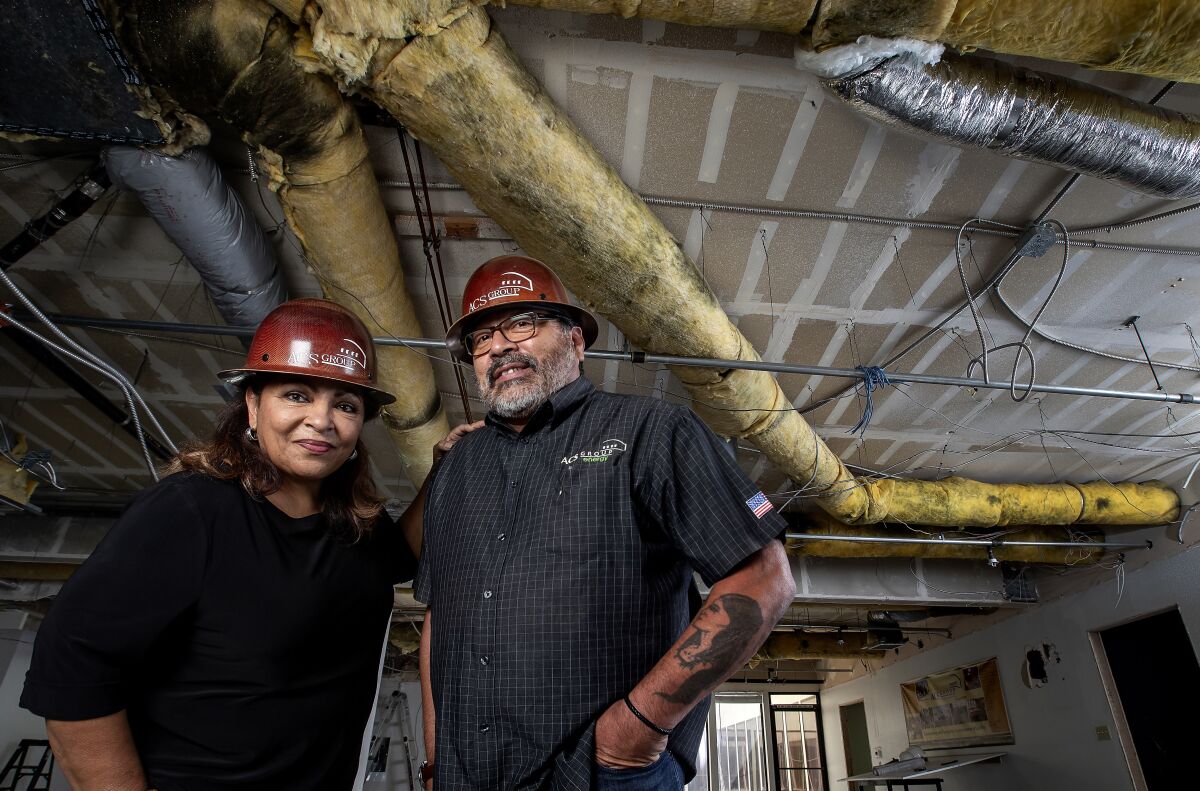 Anna and Darrel Sauceda own construction firm ACS Group