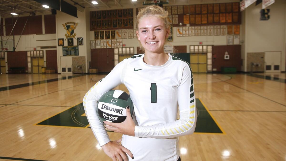 Samantha Schofield produced 37 kills, 26 digs and 10 service aces in Edison High's three girls' volleyball wins last week.