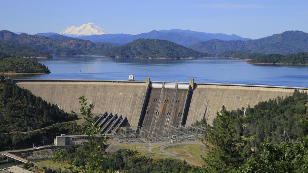 California agencies say they won't grant the federal government permits to raise Shasta Dam because the project would drown state-protected portions of the McCloud River.