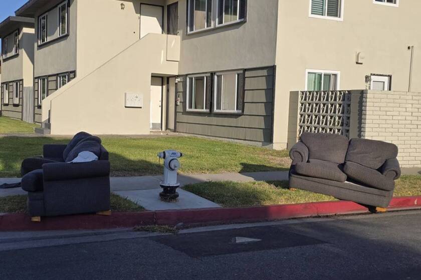 Trash dumped in Costa Mesa