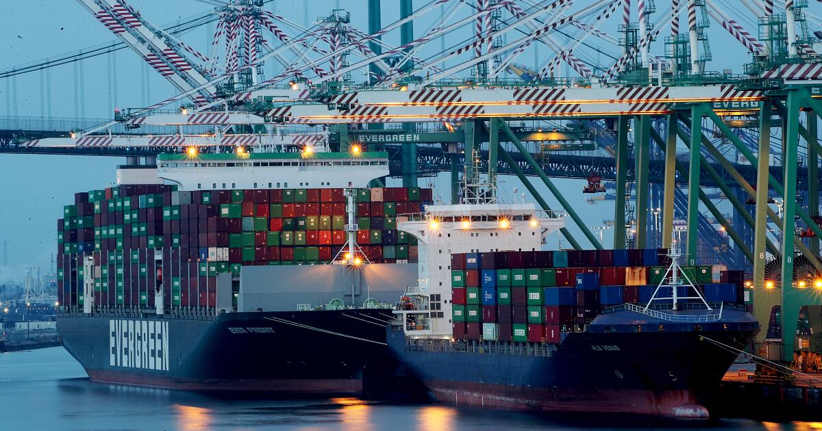 The morning along the San Pedro docks began typically enough, summery but cool, as the first shift powered up the Port of Los Angeles. The giant crane