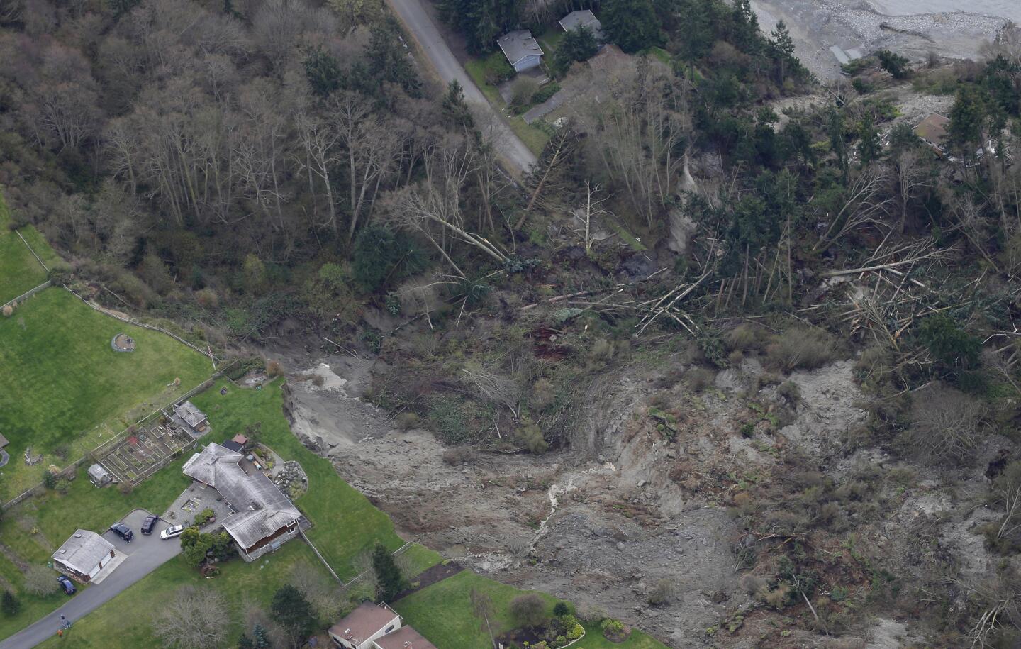 Whidbey Island landslide