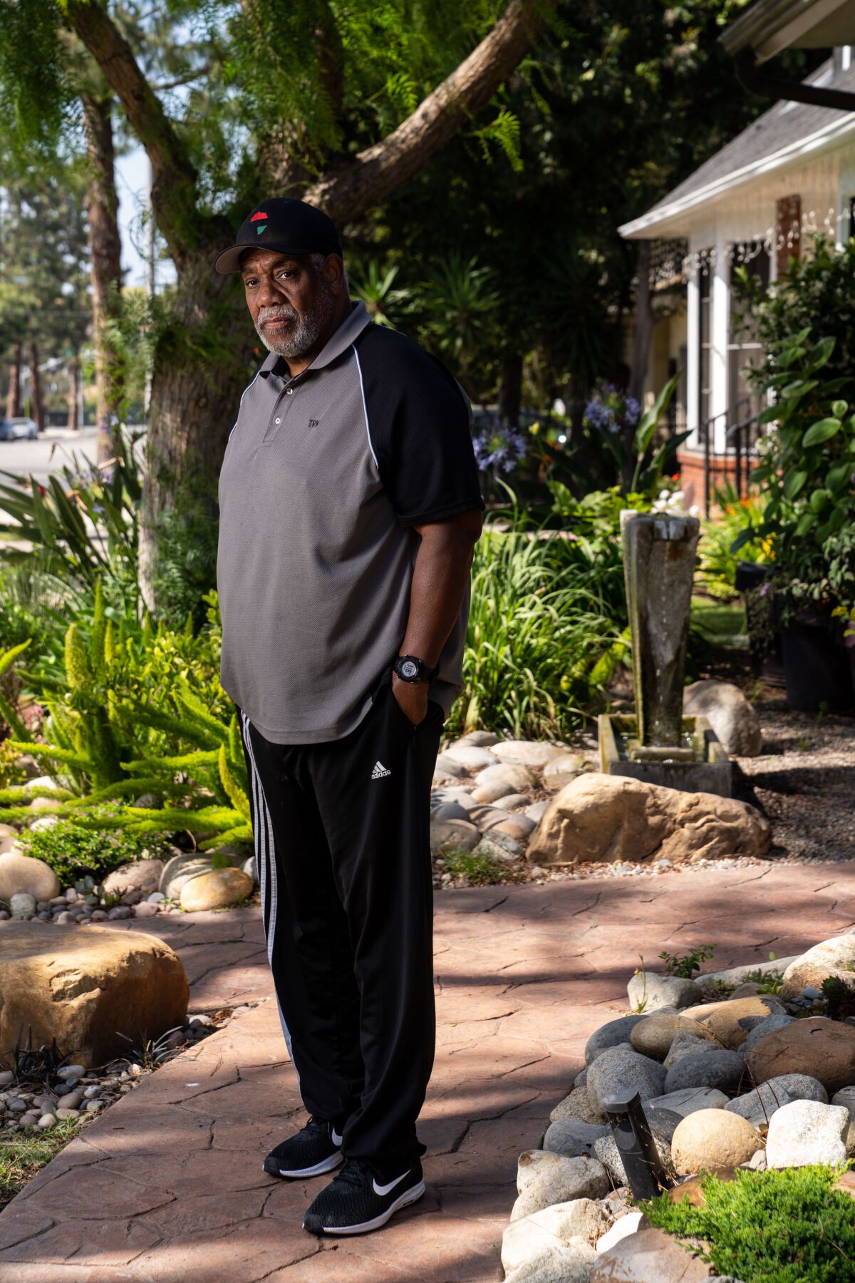 Wafford at his home in Inglewood