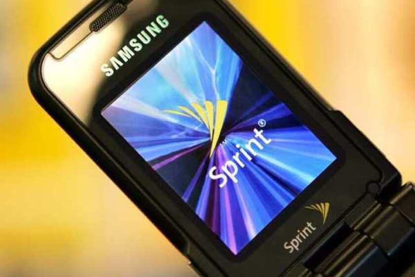 The Sprint logo on the Samsung A-900. The New York Attorney General filed suit against the wireless carrier Thursday, accusing it of tax fraud and demanding $300 million.