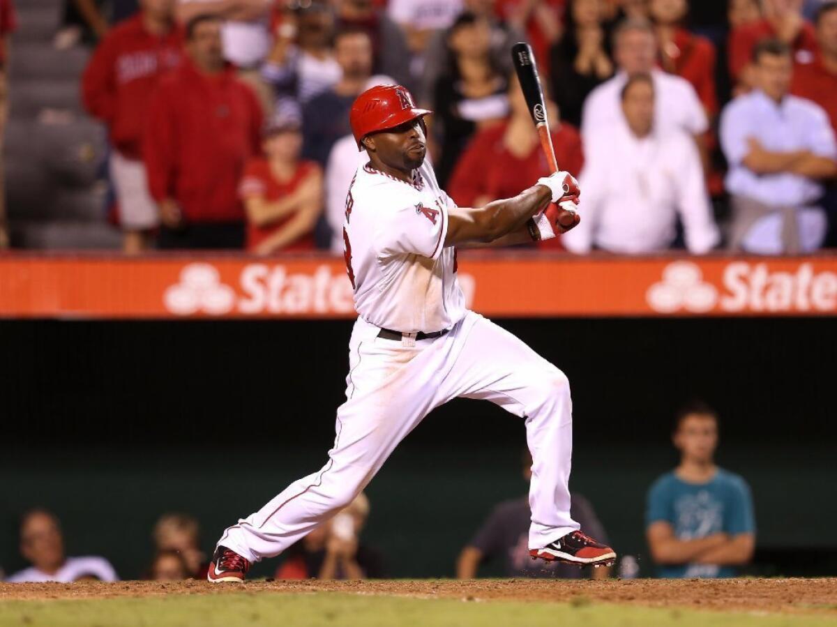 Torii Hunter was with the Angels for five seasons.