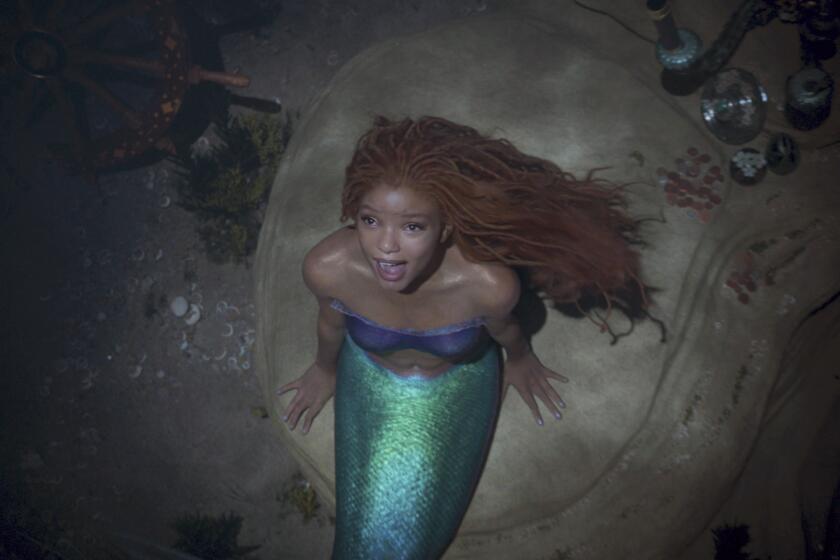 This image released by Disney shows Halle Bailey as Ariel in "The Little Mermaid." (Disney via AP)