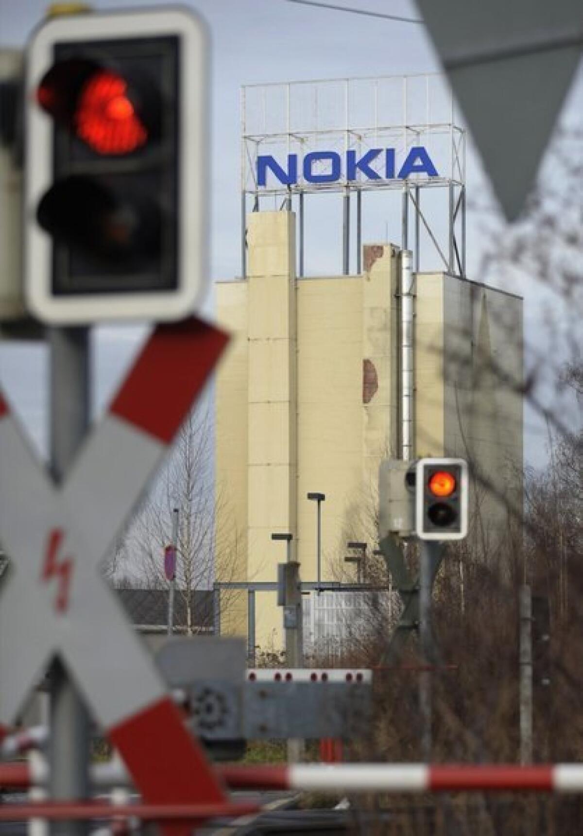 Finnish mobile phone maker Nokia's plant in Bochum, Germany.