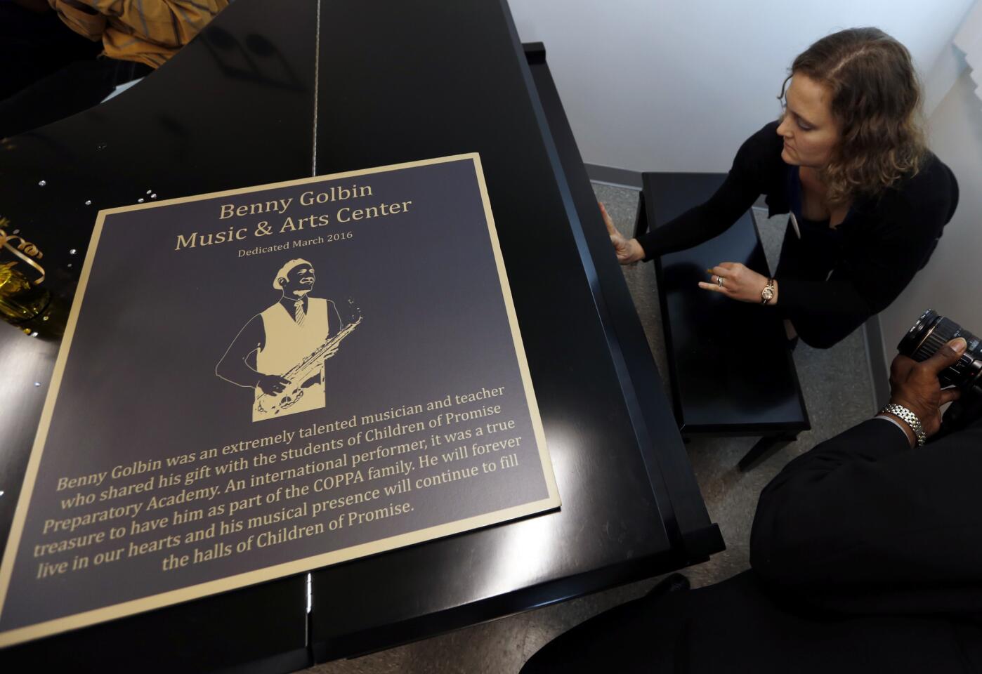 Benny Golbin Music & Arts Center dedication