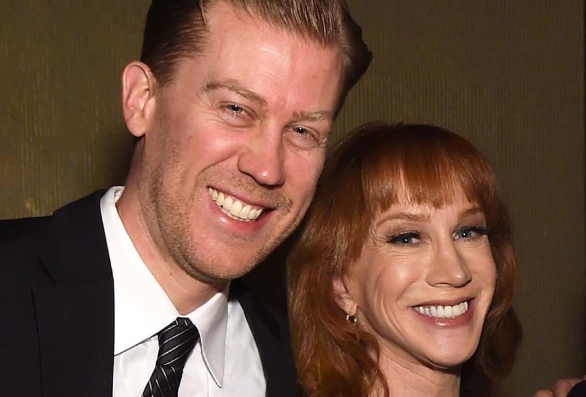 Randy Bick and Kathy Griffin in 2016.
