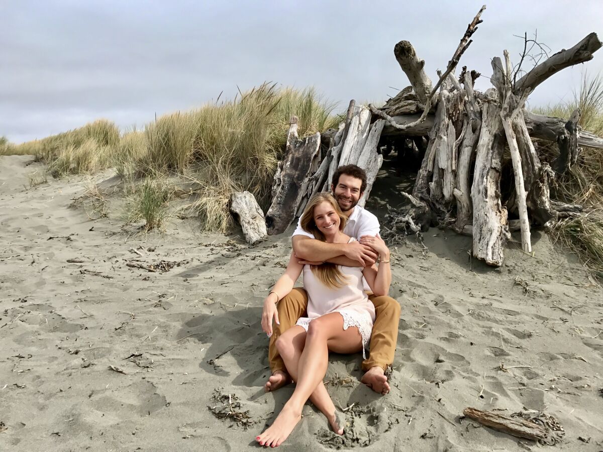 Kelly Dodd with her husband, Greg.