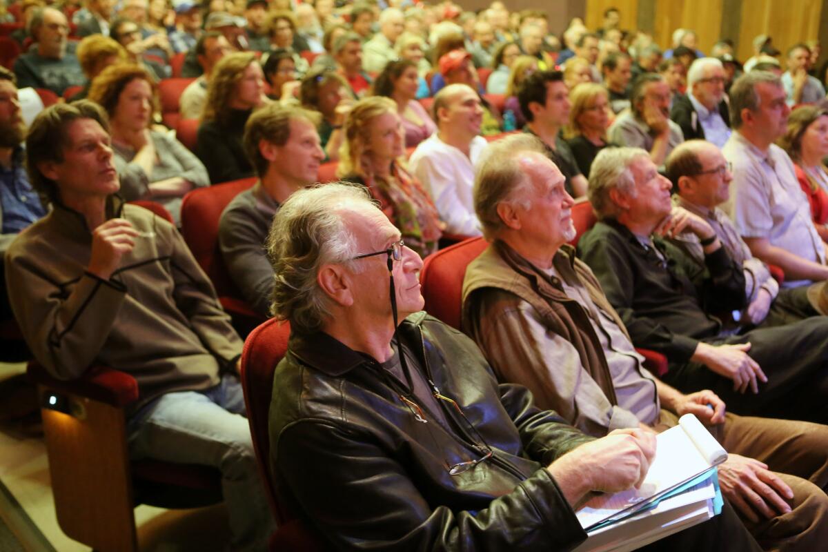 A packed L.A. town hall meeting in February centered on Actors' Equity's proposed changes to the 99-Seat Theater Plan. Proponents of change say actors should earn a minimum wage; critics say higher costs will force theaters to close or to change what kind of productions they mount.