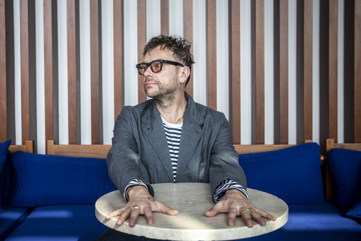 Damon Albarn, the British pop star, is photographed in West Hollywood.