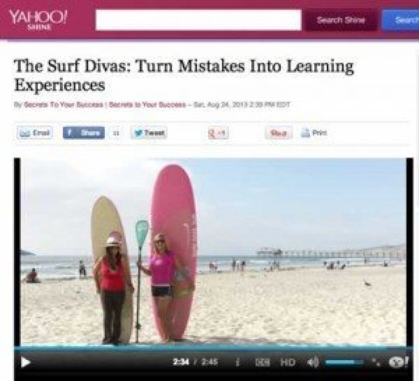 Surf Diva online in Yahoo! Shine series business success - Jolla Light