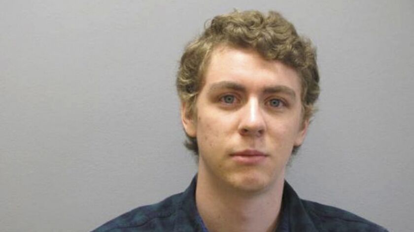 Brock Turner in a 2016 file photo released by the Greene County Sheriff's Office in Xenia, Ohio, where he officially registered as a sex offender.
