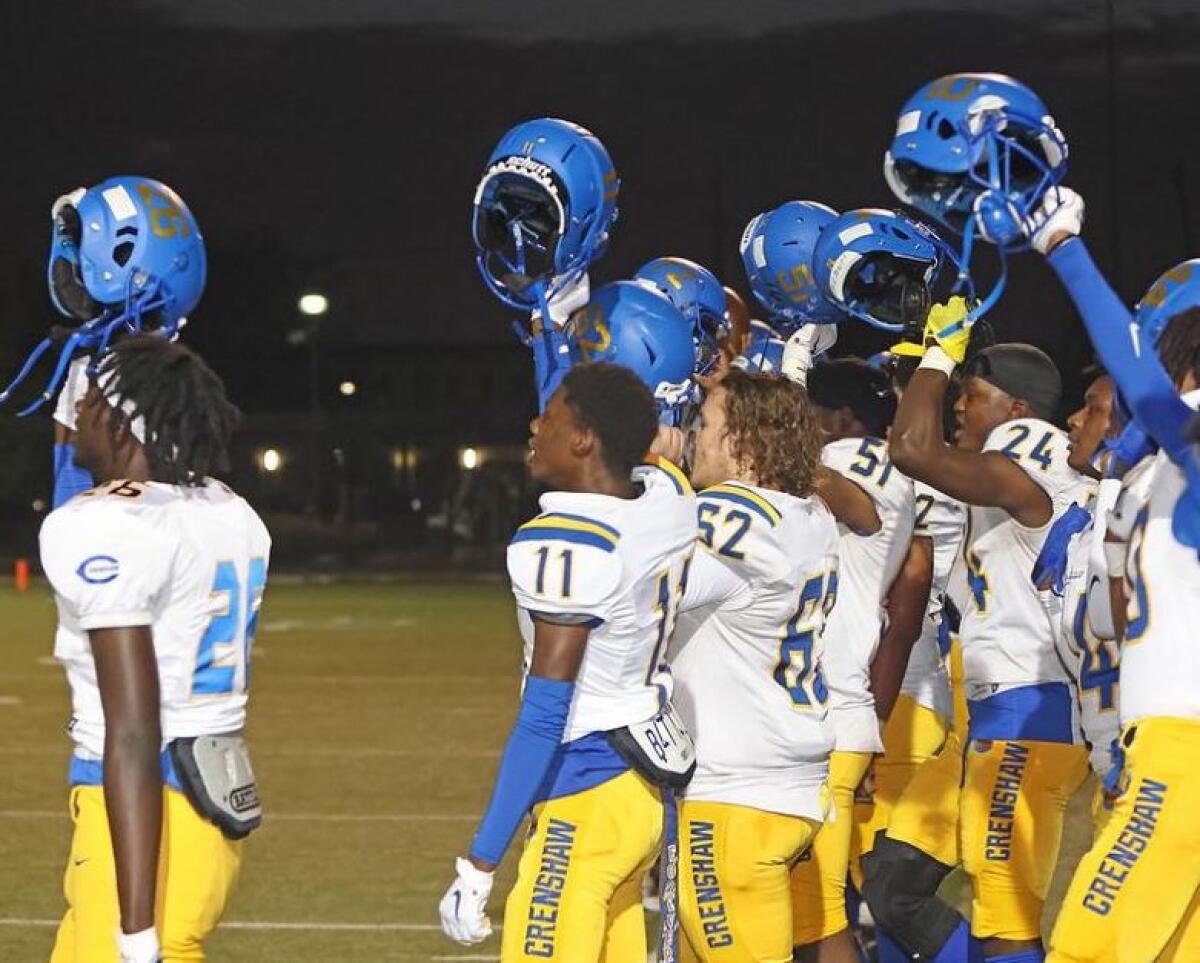Crenshaw will play King/Drew on Thursday night at Crenshaw.