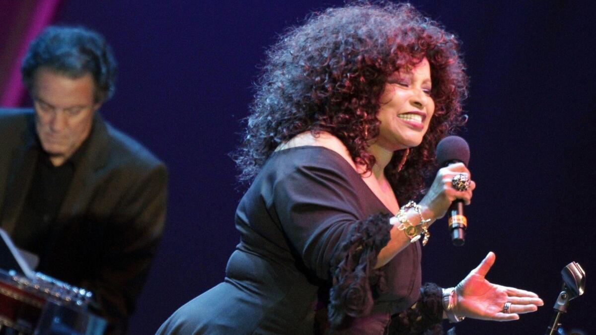 Chaka Khan performs at "Joni's Jazz" concert at the Hollywood Bowl in 2011.