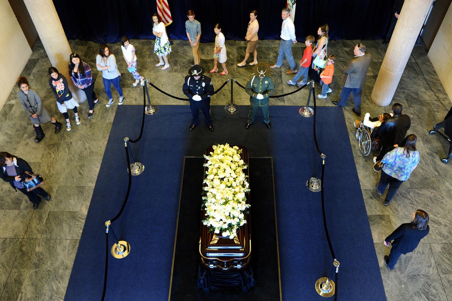 Nancy Reagan's funeral