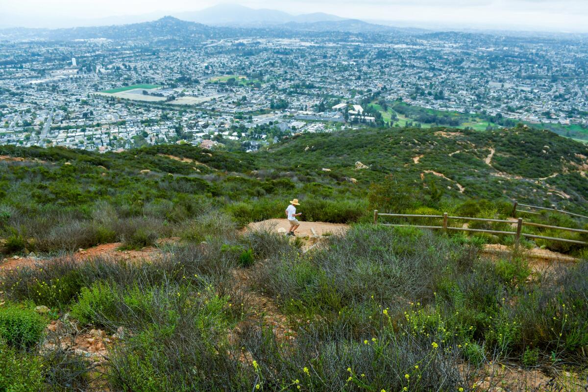 Why you should visit California's largest city park right now 18 Cowles Mountain is the highest peak in the park.