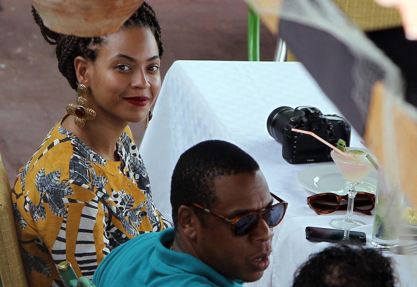 Beyoncé and her husband, rapper Jay-Z