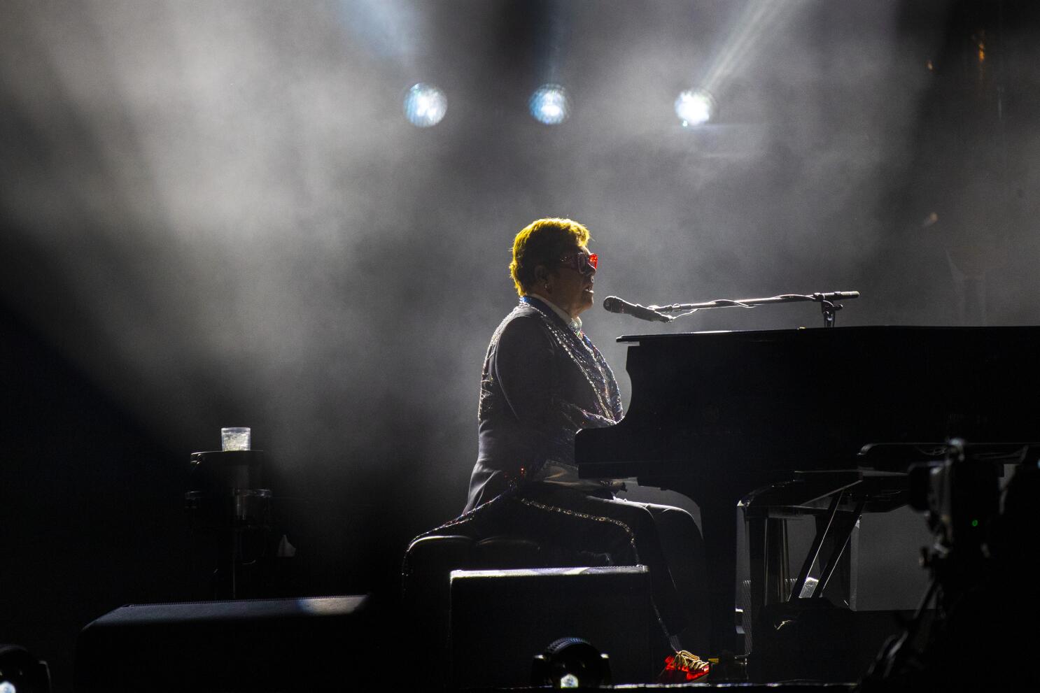 Elton John Takes Final Bow at Dodger Stadium With Dua Lipa, Brandi