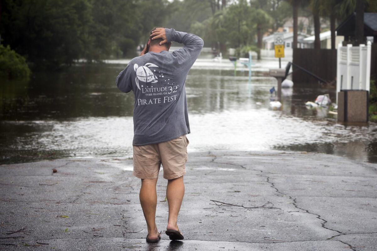 Flooding on Tybee Island, Ga., from Tropical Storm Irma.