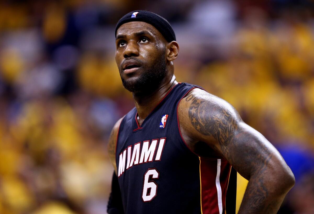 LeBron James and the Miami Heat are locked in a 1-1 series tie with the Indiana Pacers in the Eastern Conference finals, but talk has already turned to whether or not a return to Cleveland is in the superstar's future.