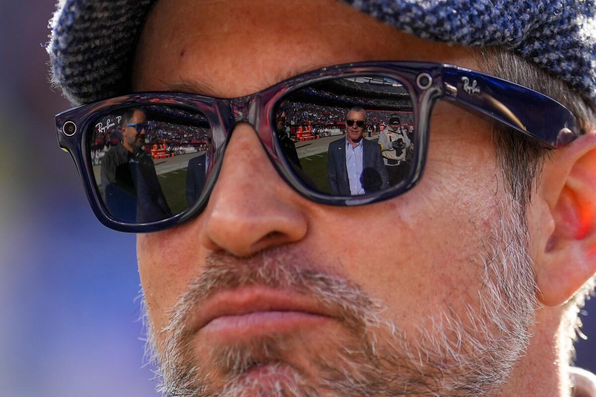 John Spanos wearing sun glasses.