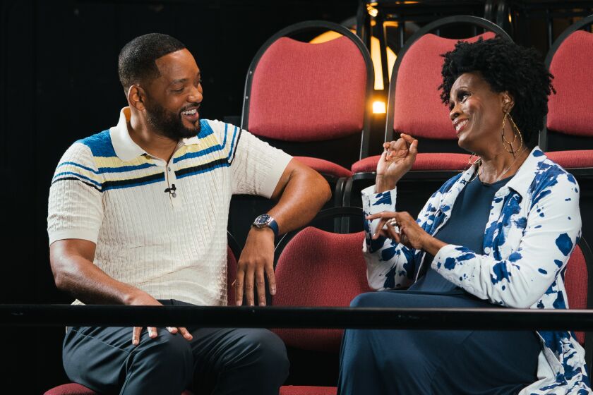 Will Smith and Janet Hubert in HBO Max's 'Fresh Prince of Bel-Air' reunion special.