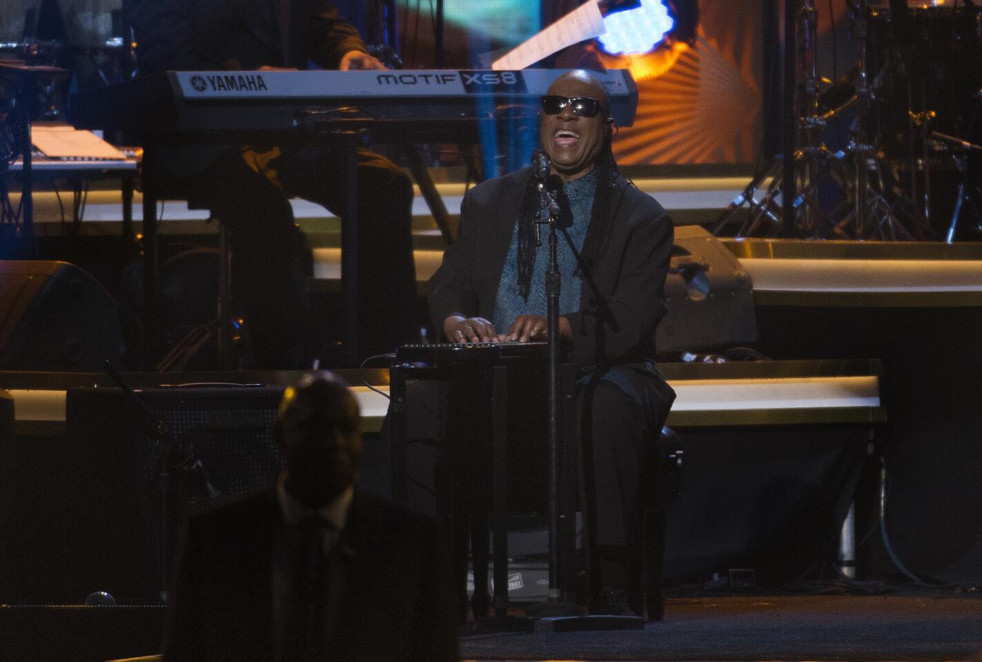 Stevie Wonder performs "Three Times A Lady."