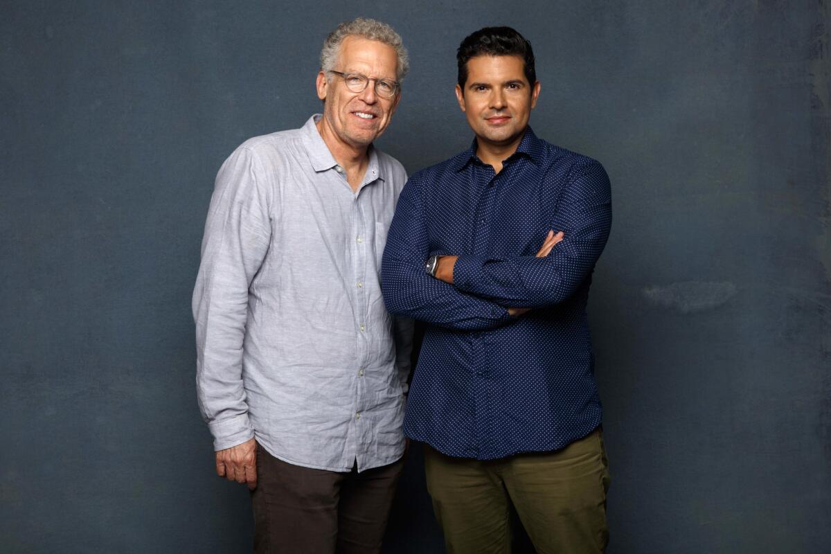 Carlton Cuse and Graham Roland from the television series "Jack Ryan."