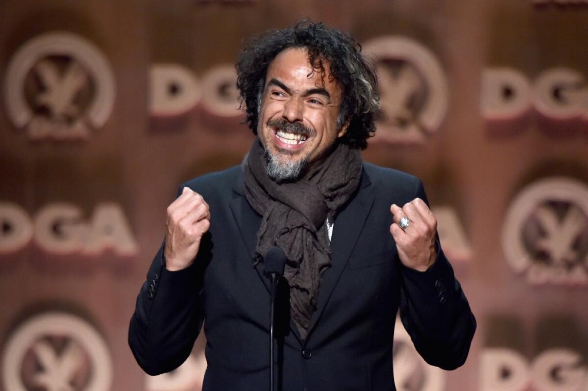 Alejandro G. Inarritu won the Directors Guild of America feature film honor for "Birdman" on Feb. 7.