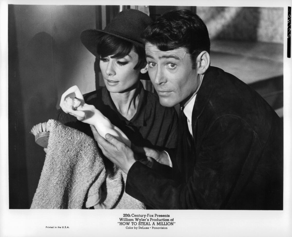 Audrey Hepburn and Peter O'Toole in "How To Steal A Million."