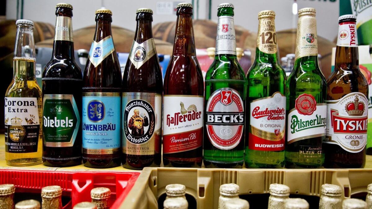 An international lineup of brews came together when AB InBev merged with SAB Miller in 2015, creating the world's largest beer company.