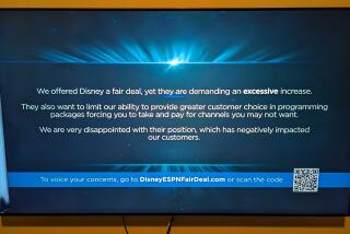 Disney blackout notice on Spectrum systems. Walt Disney Co. pulled its channels, including ABC stations and ESPN, from Charter Spectrum's pay-TV service on Thursday in a festering distribution fee dispute.