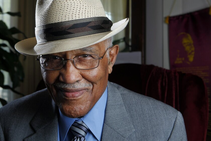 Former longtime San Diego public servant Leon Williams, photographed here in 2012, will be the namesake for the county's new human relations commission.