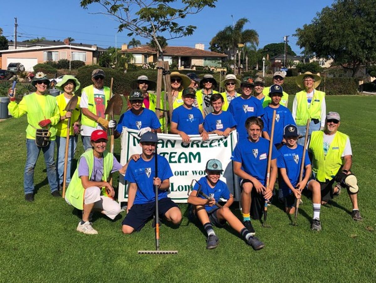 TVIA’s Point Loma chapter teams up with the Point Loma Association’s Mean Green Team to help beautify Point Loma.