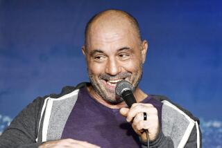 Joe Rogan performs at the Ice House Comedy Club in Pasadena in August 2019.