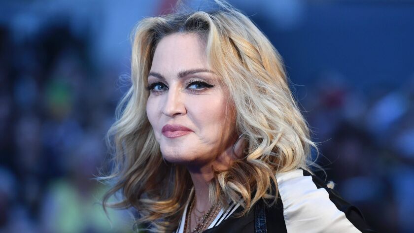 Madonna is taking the 2016 presidential election results really hard.