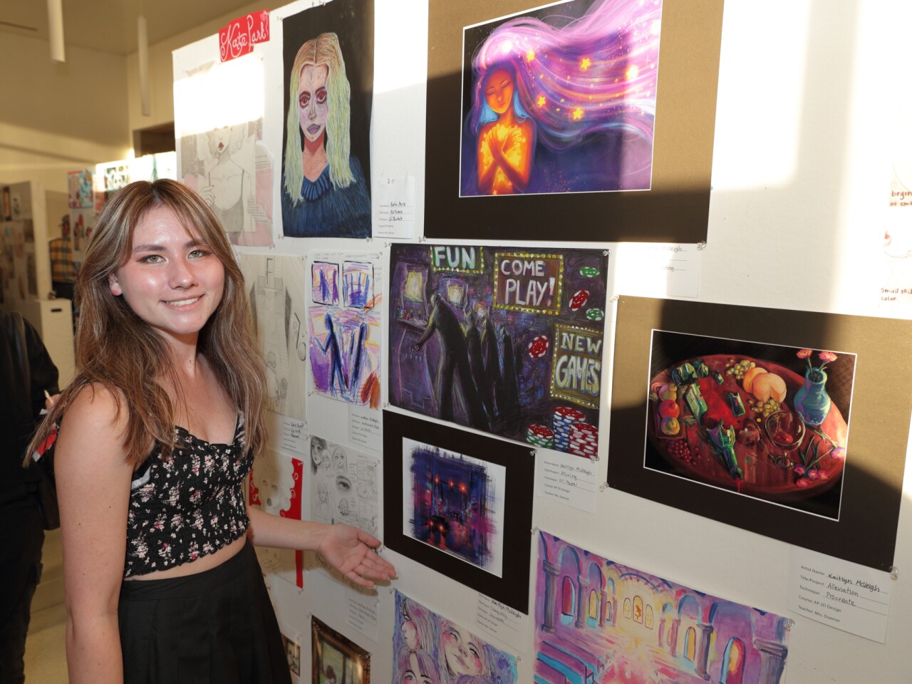 Kaitlyn McVeigh shares several of her AP 2D Design projects