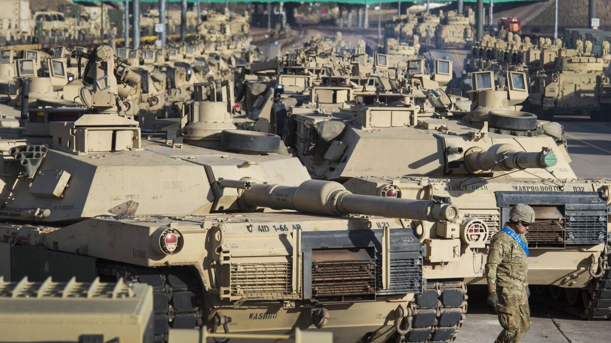 U.S. expected to send M1 Abrams tanks to Ukraine - Los Angeles Times