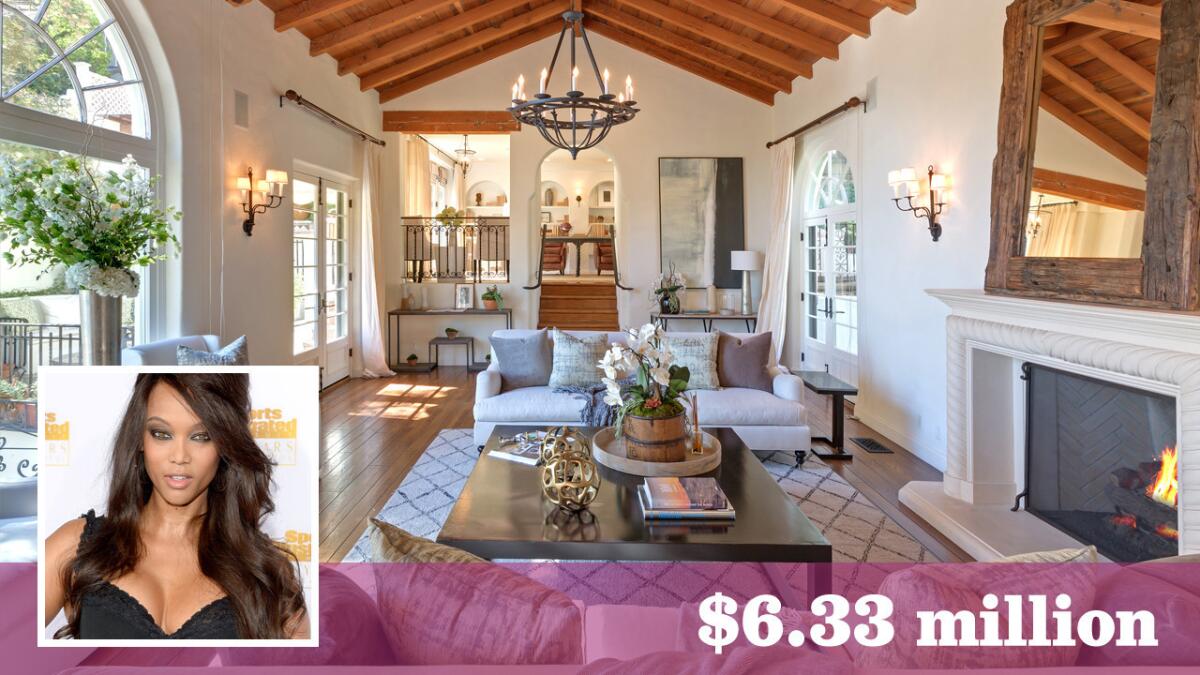 Model and TV personality Tyra Banks has sold her estate in Beverly Hills for $6.33 million.